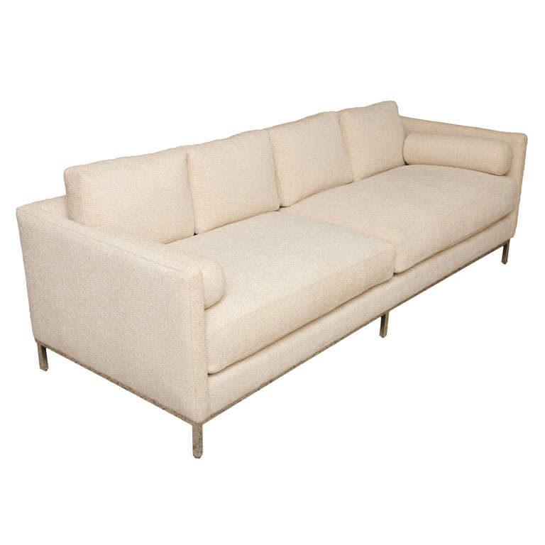 Smart florence knoll style sofa by icf at 1stdibs