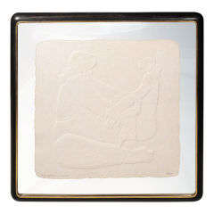 R.C. Gorman Cast Paper Impression