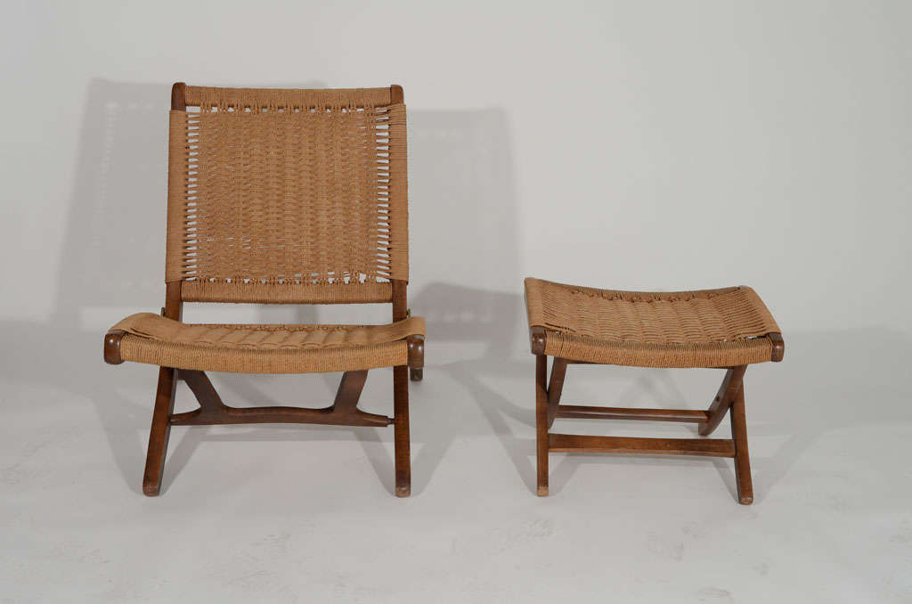 hans wegner woven chair