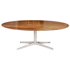 A Florence Knoll Rosewood Dining Table
