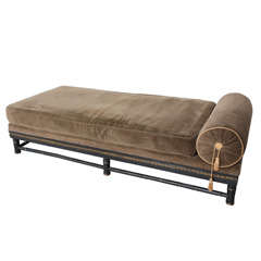 Classic Greek Key Daybed / Chaise Lounge