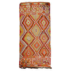 Antique Turkish Kilim Rug