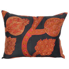 Orange, Red and Black Pillow