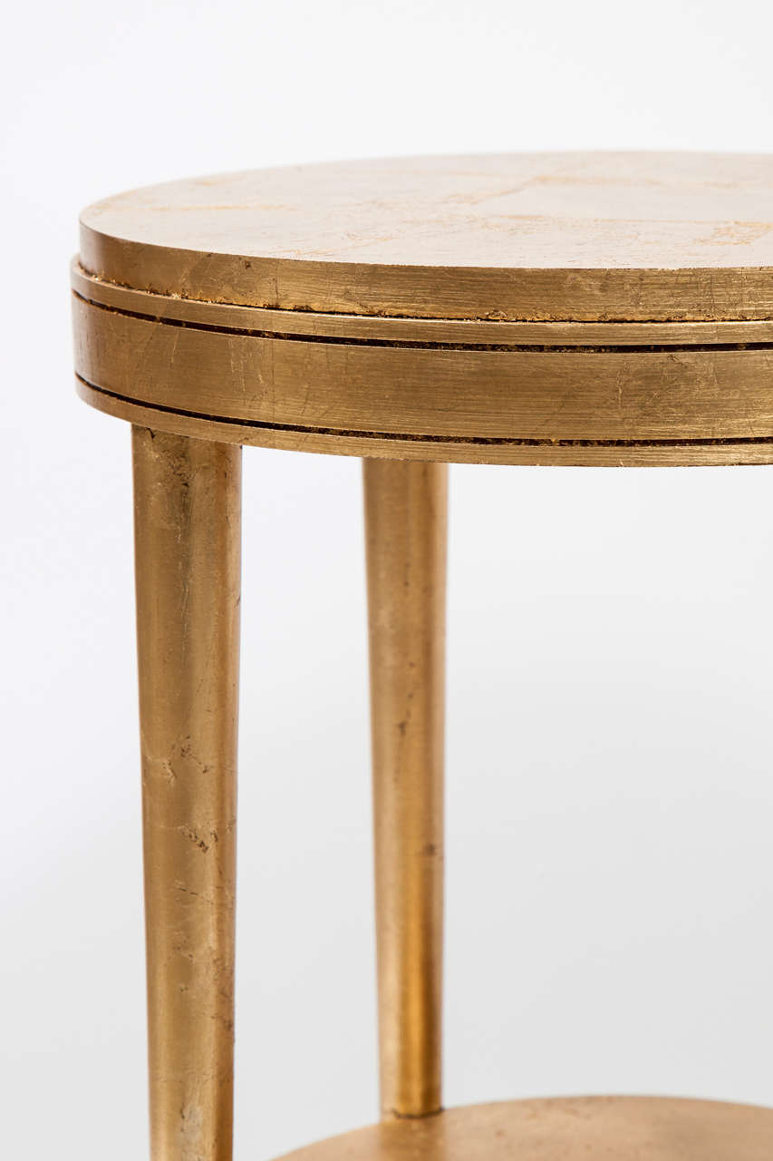 American Pair of Giltwood Side Tables