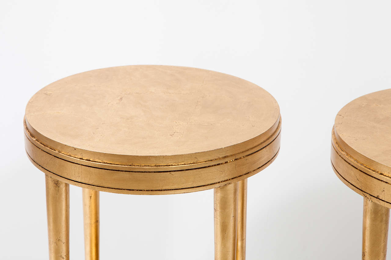 20th Century Pair of Giltwood Side Tables