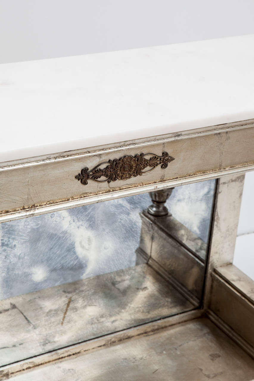 American Weiman Silvered Console Table