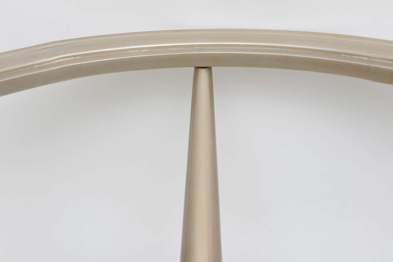 Mid-20th Century Italian Space Age Mid-Century Modern Sputnik Wood Glass Side Table For Sale