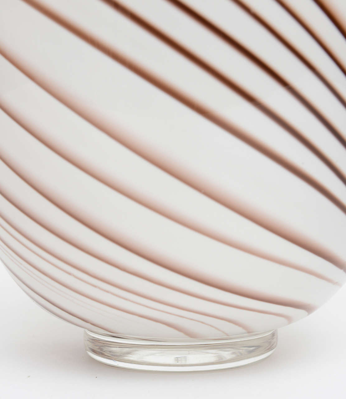 Italian Tommaso Barbi Swirl Vase