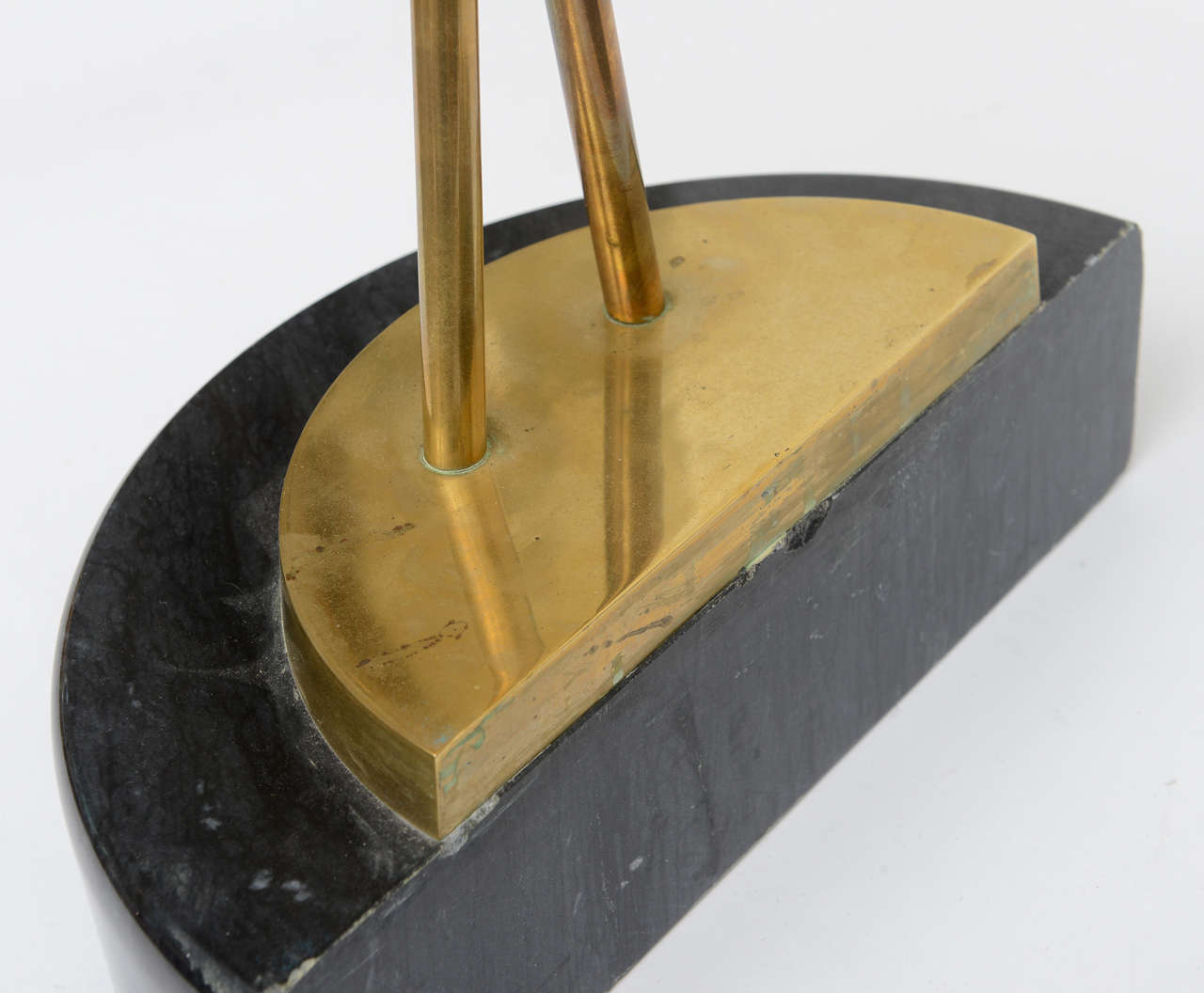 Modernist Herons Sculptures on Black Marble Bases at 1stDibs marble