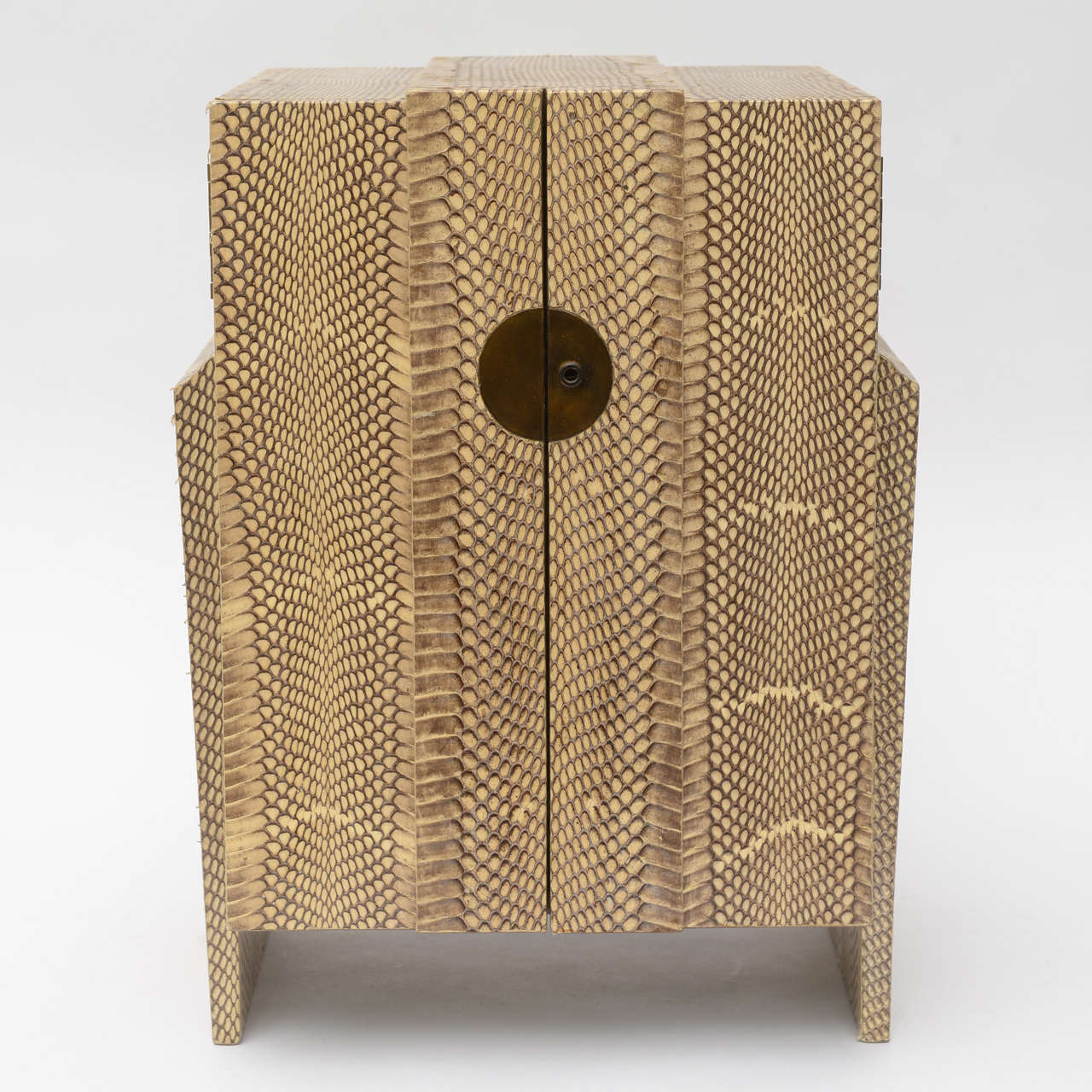 R&Y Augousti Snake Covered Jewelry or Small Cabinet