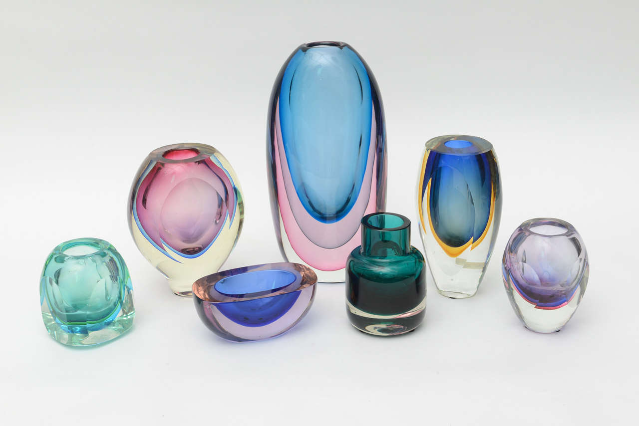 Group of Italian Modern Glass, Seguso
