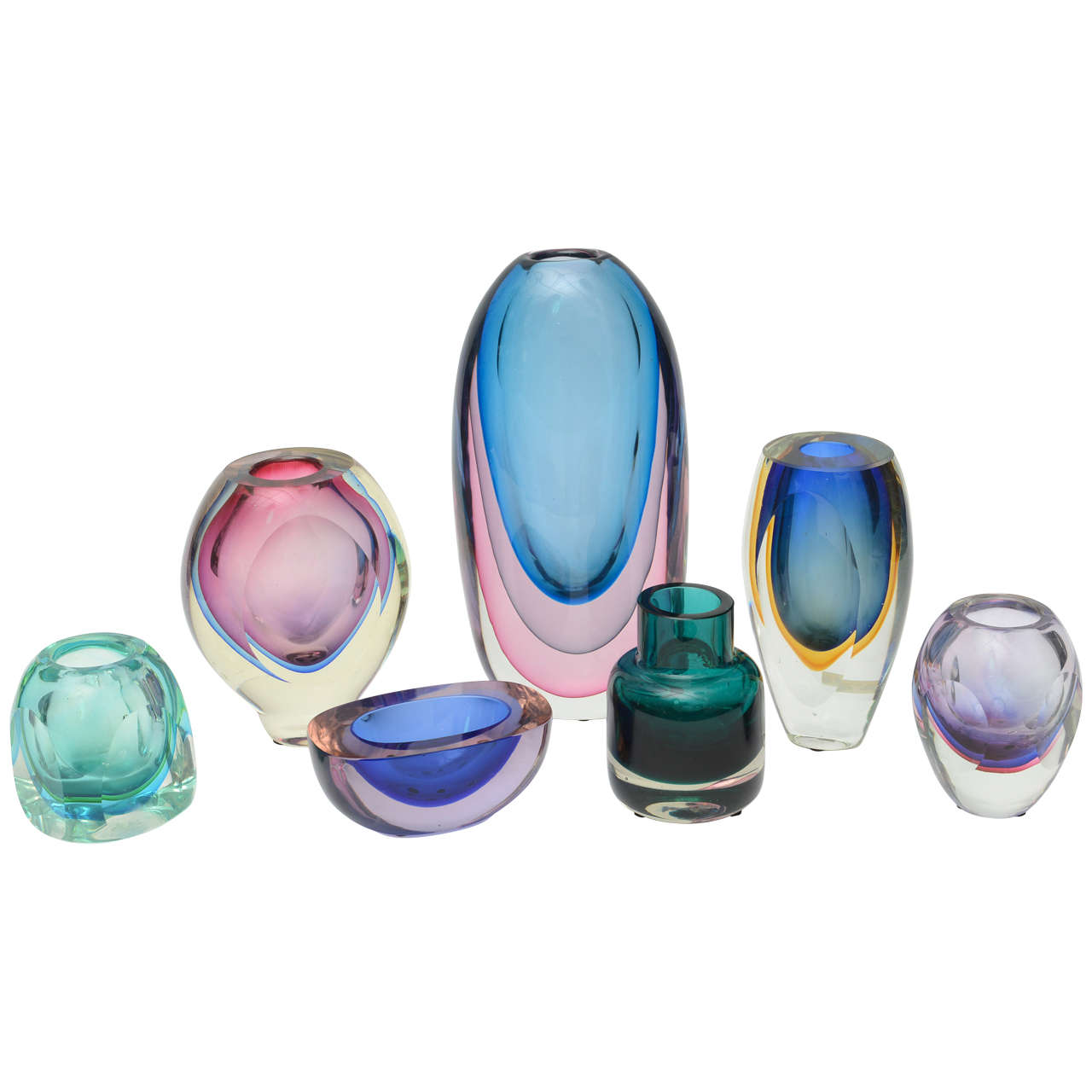 Group of Italian Modern Glass, Seguso For Sale at 1stDibs