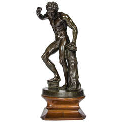 Dancing Faun Bronze Sculpture