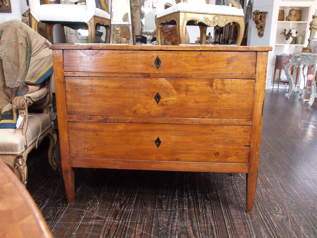 French Directoire Fruitwood 18th century commode