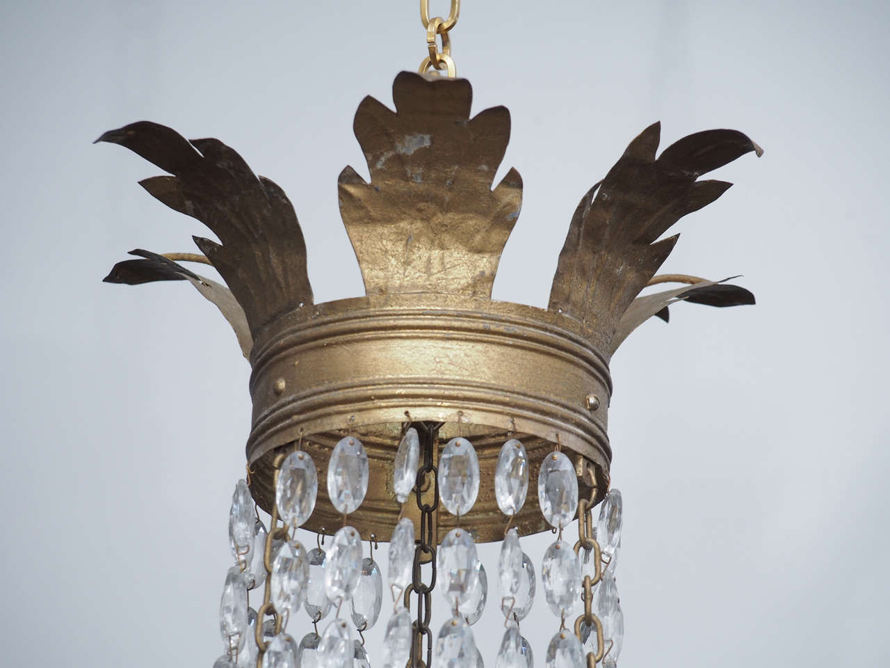 French Directoire Chandelier In Excellent Condition For Sale In New Orleans, LA