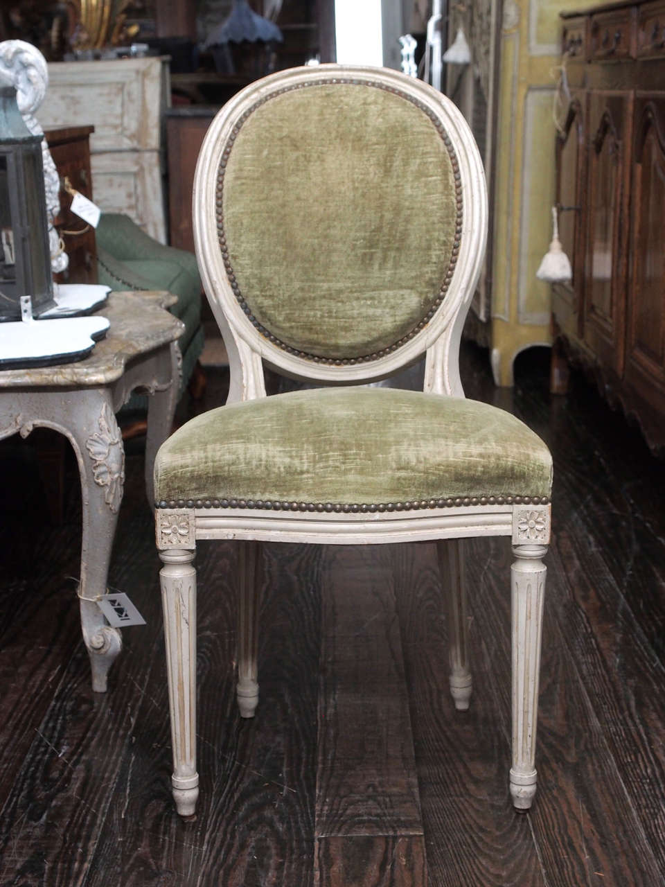 European Set of eight Louis XVI Dining chairs