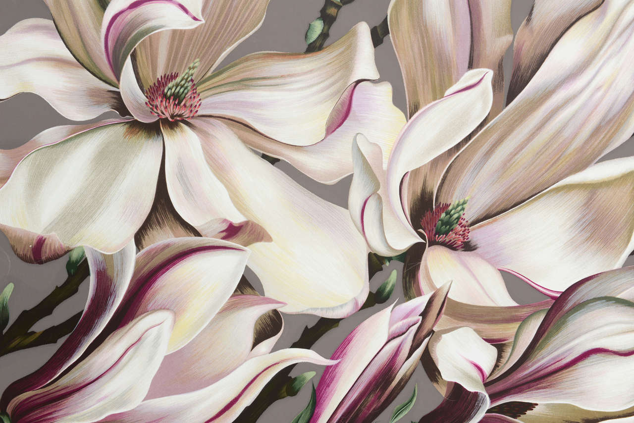 American John Zak Modern Limited Edition Signed   Lilies Modern  Print For Sale