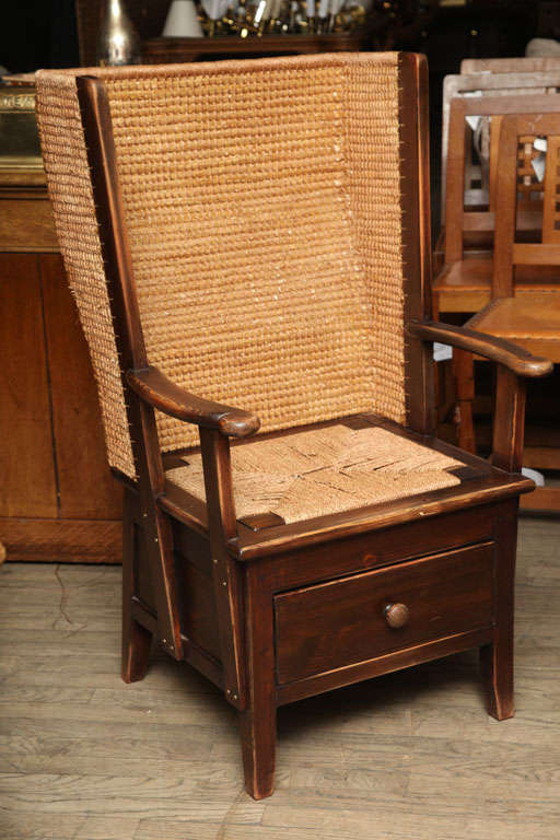 Hand made Orkney Chair from the Orkney Islands.