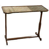 Napoleon III needlepoint topped sewing table Napoleon III needlepoint topped sewing table