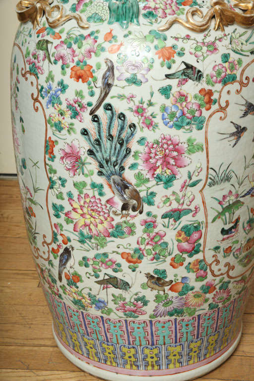 A Pair of Chinese Palace Size Porcelain Vases 4
