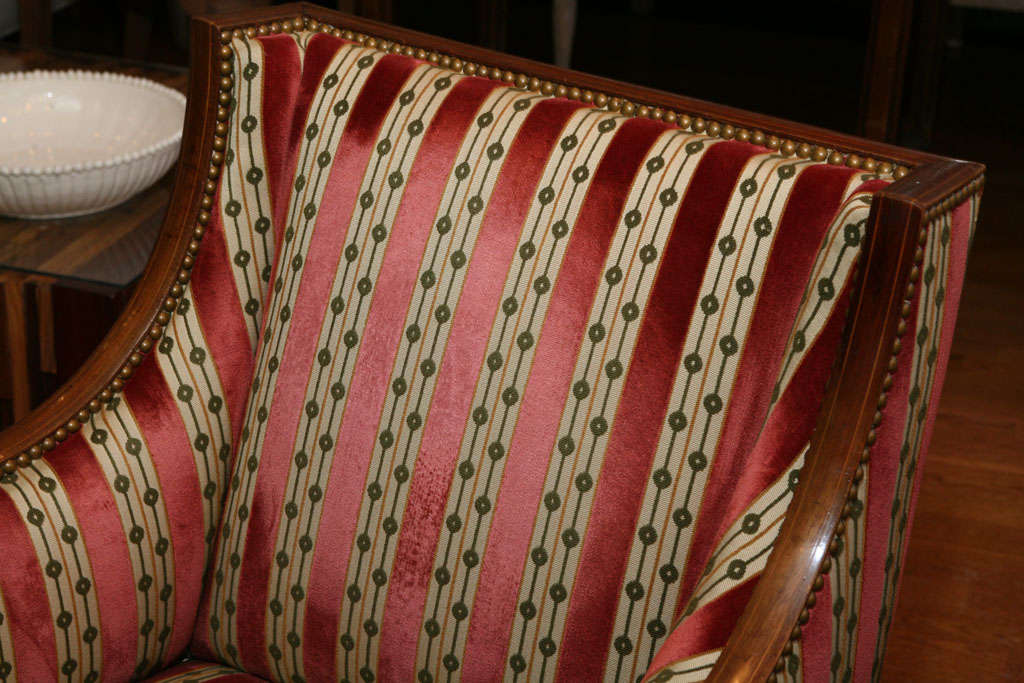 Mahogany Upholstered Chair