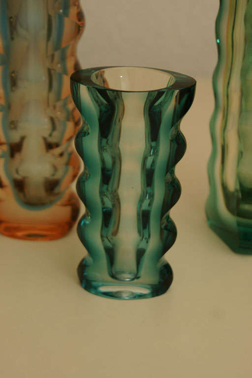 20th Century 3 Exbor Vases