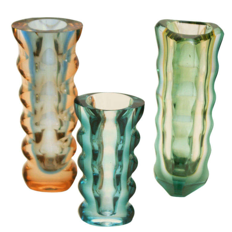 3 Exbor Vases