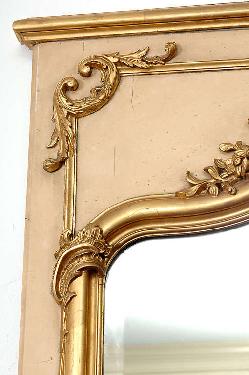 Louis XV Style Trumeau (Mirror) In Excellent Condition In Alexandria, VA