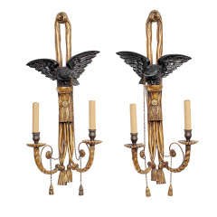 Two Pair of  Eagle Sconces