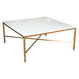 A c. 1960 Brass Coffee Table by Knoll