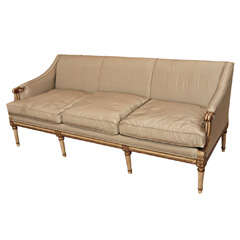 Louis XVI-style Italian Painted Sofa