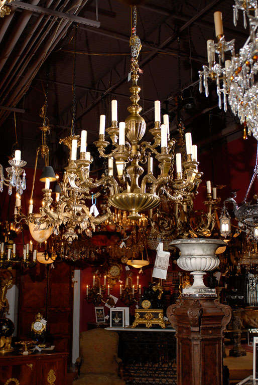 Antique Chandelier. Regence style chandelier For Sale 3