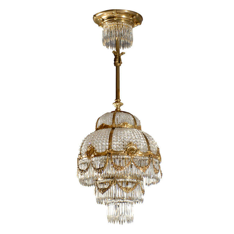 Antique Chandelier. French Chandelier, circa 1920