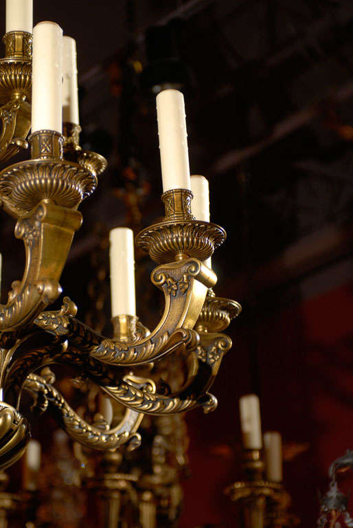 Antique Chandelier. Regence style chandelier For Sale at 1stDibs