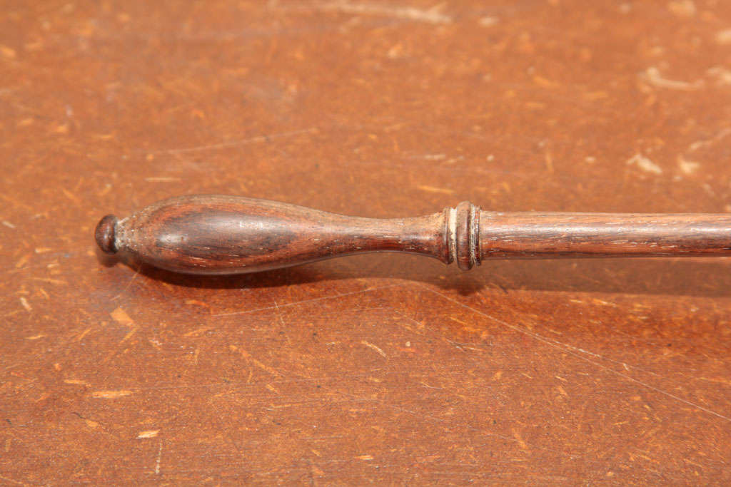 Sterling and Wood Candle Snuffer For Sale 5