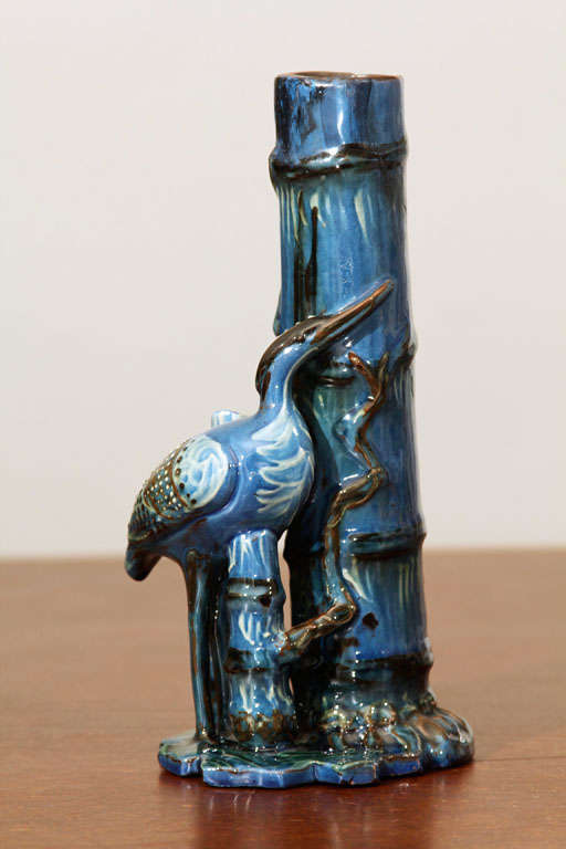 Faience Art Noveau Vase
