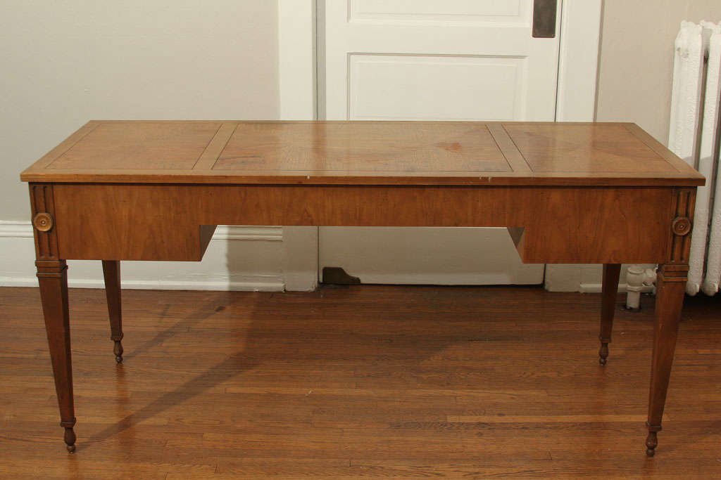 Vintage Baker Desk w/ Herringbone top