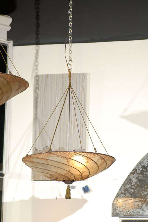 20th Century Pair of Moroccan Hanging Lanterns
