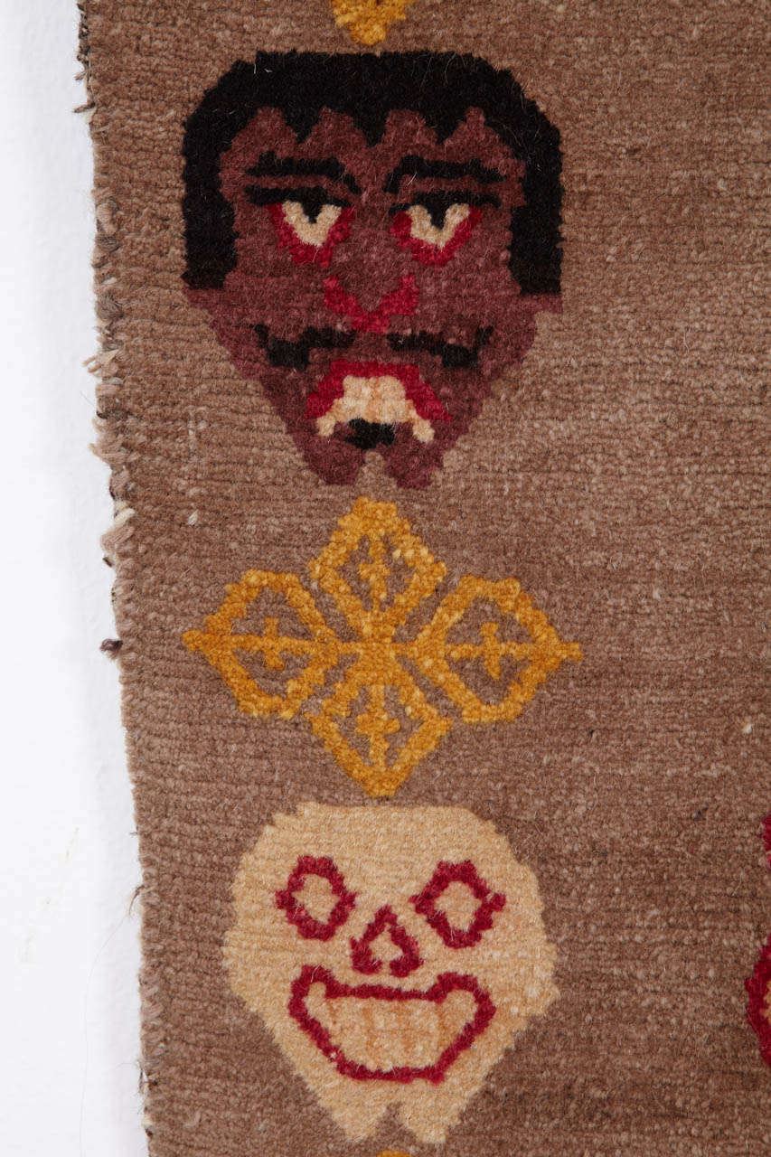Chinois Tapis tantrique tibétain