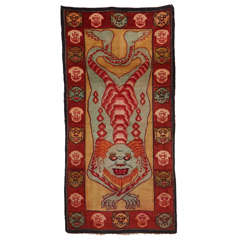 Tibetischer tantrischer Teppich