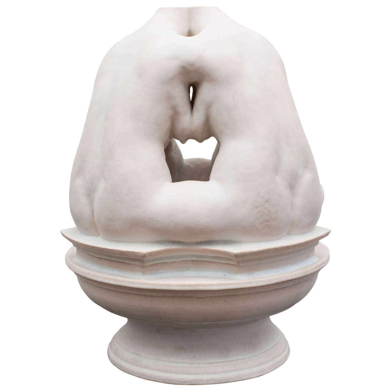 Dirk Staschkes Ceramic Sculpture "Bud" For Sale