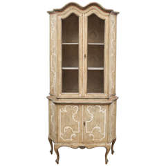 Italian Painted Baroque Style Cabinet