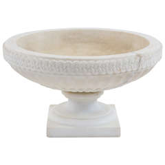 Large Italian Grand Tour Statuary Marble Tazza Form Urn, circa 1840