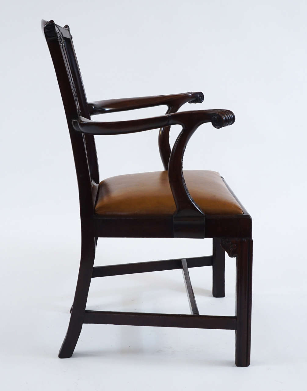 chippendale gothic arm chair
