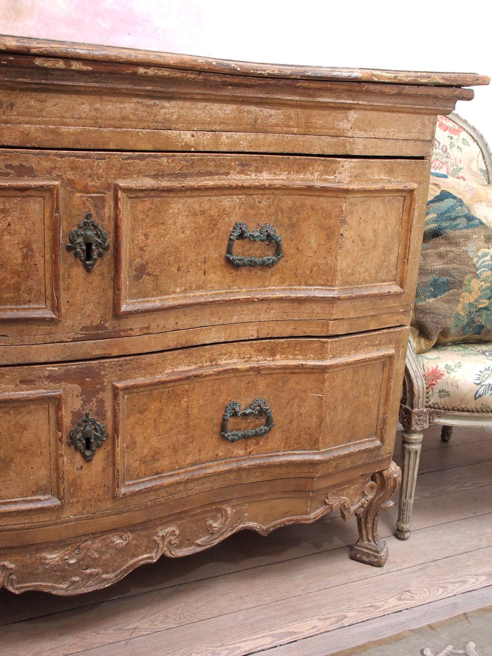 Carved 18th Century French Commode