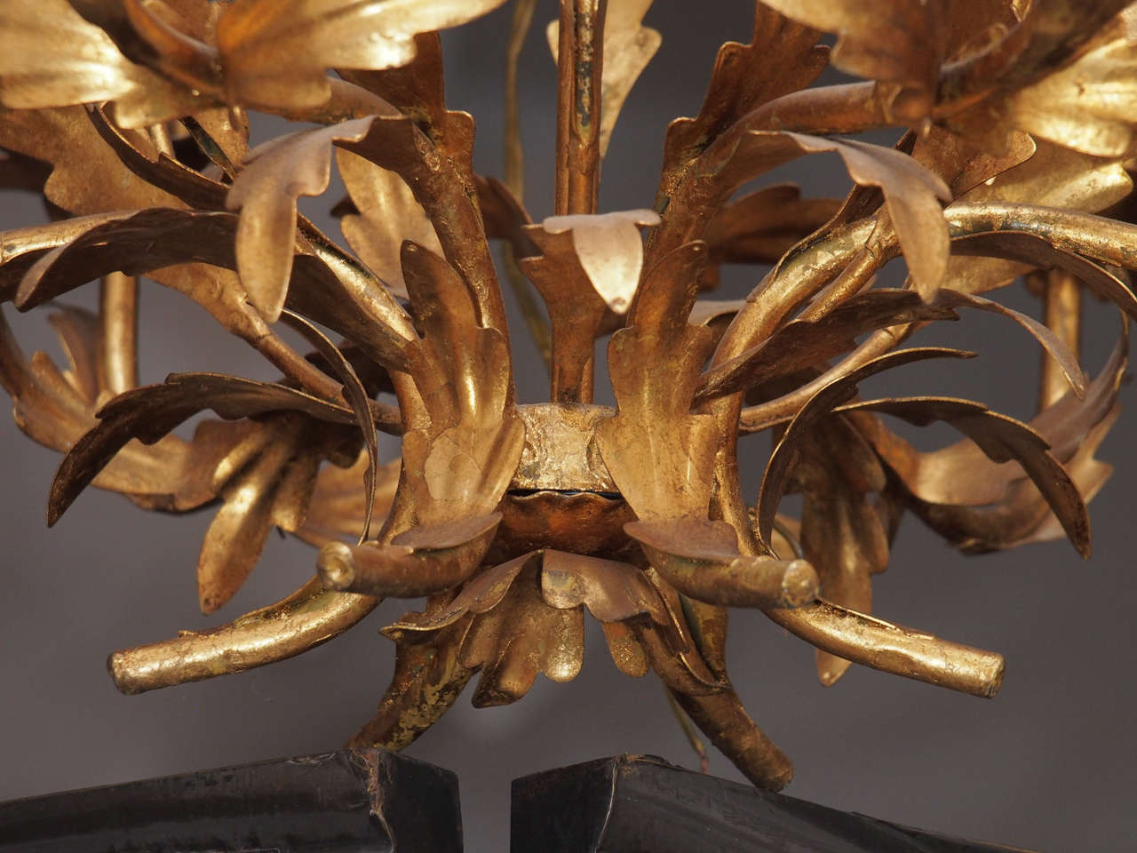 Italian Six-Light Chandelier In Excellent Condition In New Orleans, LA