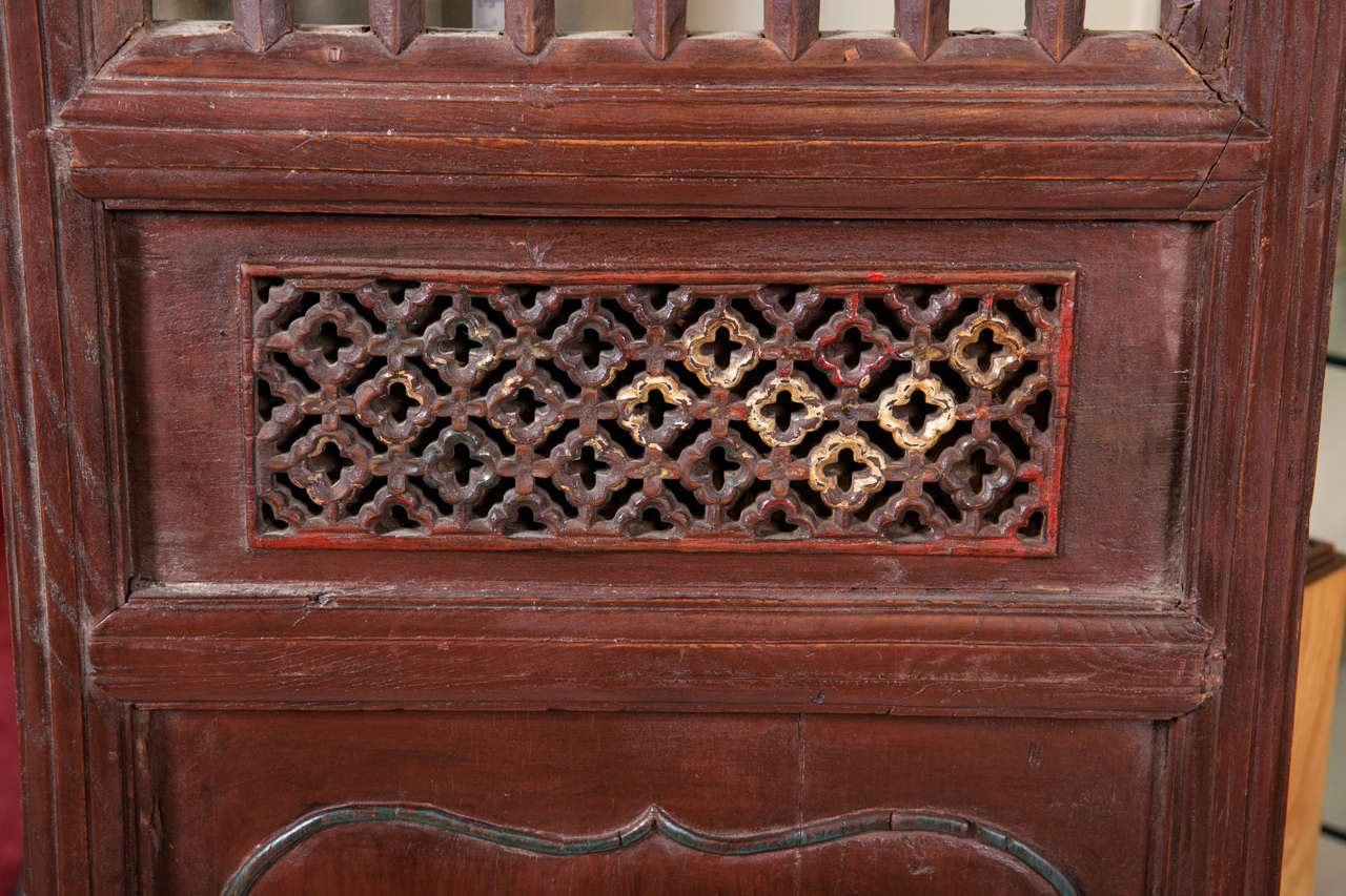 Set of Five Antique Chinese Doors In Good Condition For Sale In Stamford, CT