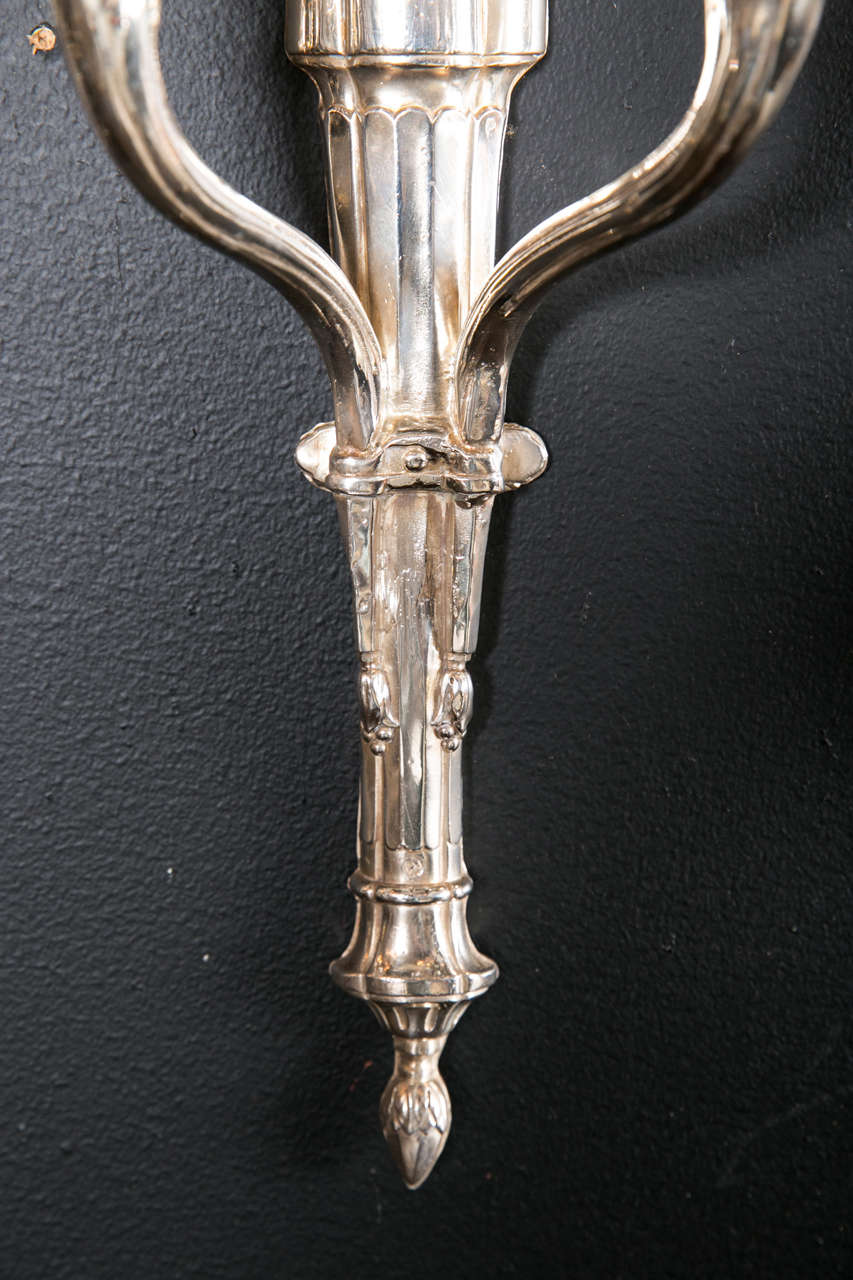 Pair of Neoclassical Style Caldwell Sconces For Sale 2