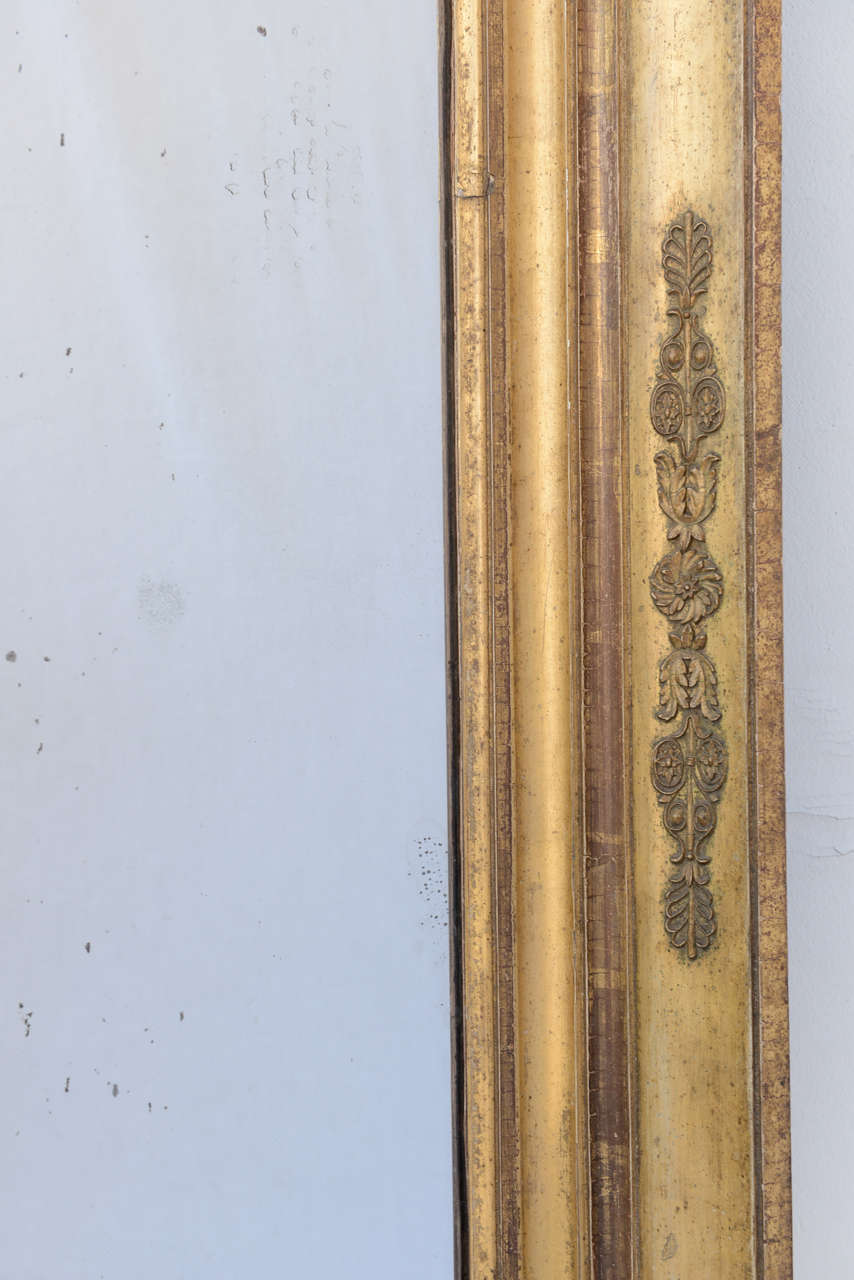French Napoleon Period Giltwood Mirror For Sale