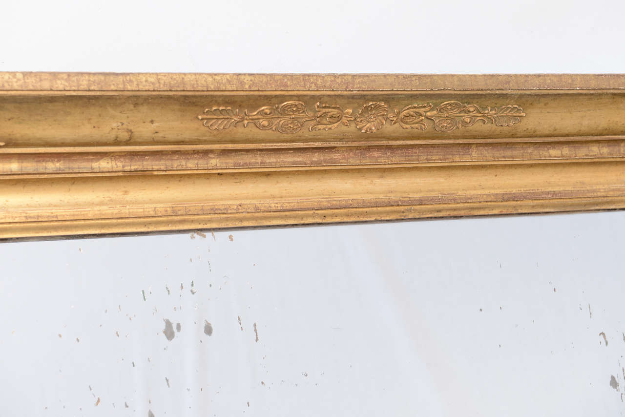 19th Century Napoleon Period Giltwood Mirror For Sale